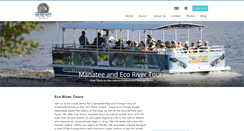 Desktop Screenshot of manateeandecorivertours.com